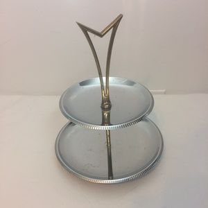 Tiered Candy Dish Mid century Modern jewelry